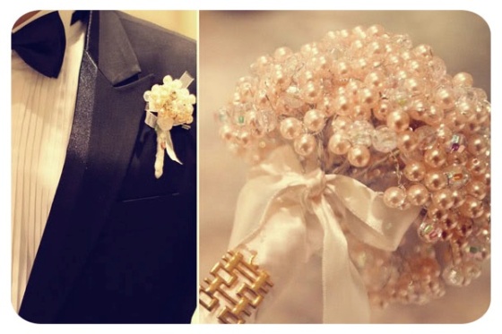 beautiful_pretty_DIY_non_floral__alternative_pearl_crystal_bridal_wedding_bouquet_vintage_inspired_elegant
