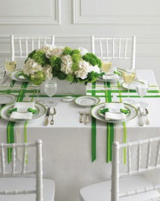 runner This really table completes and was  paper  table  runner painted this alternatives hand